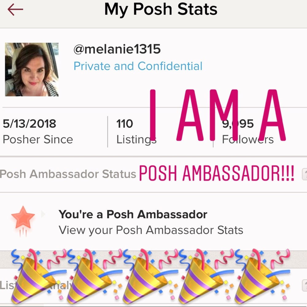 🎉💜💗I am a Posh AMBASSADOR!💗💜🎉